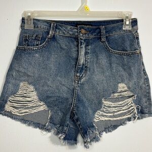 Sincerely Jules Distressed Denim Shorts